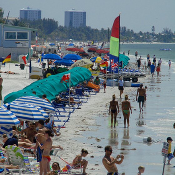 Beaches can get packed on the Emerald Coast, especially during the high season.