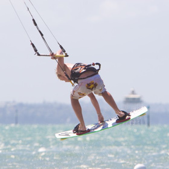 Kitesurfing is permitted at many of Dubai's public beaches.