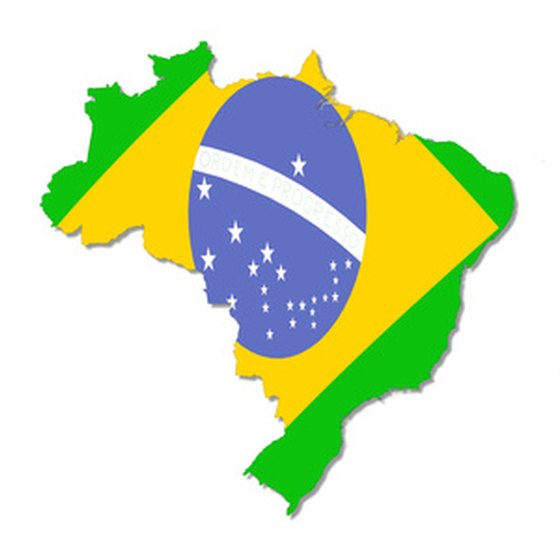 The national flag of Brazil