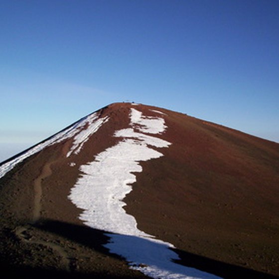 Mauna Loa means "long mountain" and is the largest volcano