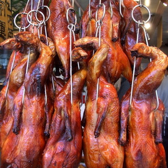 Chinese-style barbecued duck