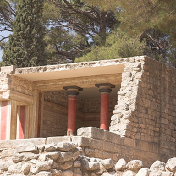 Greek myth says Theseus killed the Minotaur in Knossos, on the island of Crete.