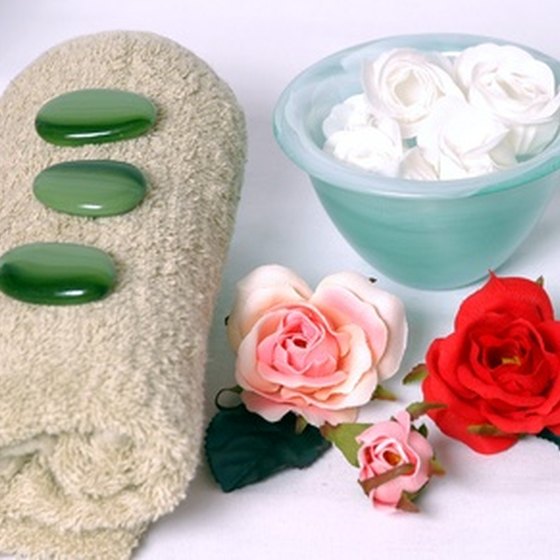 Hot stone massages and flower facials will help you relax.