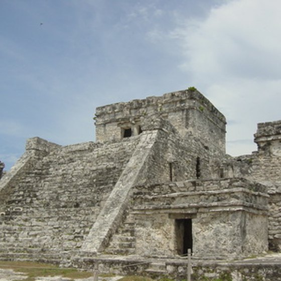 A visit to the Mayan ruins at Tulum is a popular shore excursion on a Yucatan cruise.