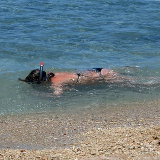 Snorkeling is a popular activity in Navarre.