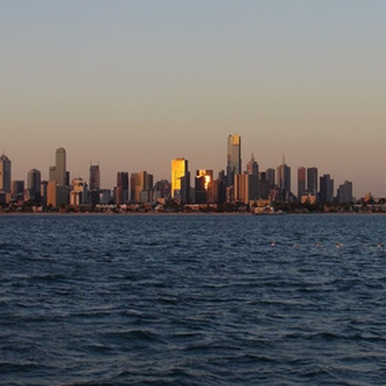Take in Melbourne's skyline while participating in a dinner cruise.