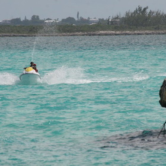 Jetski in the Bahamas