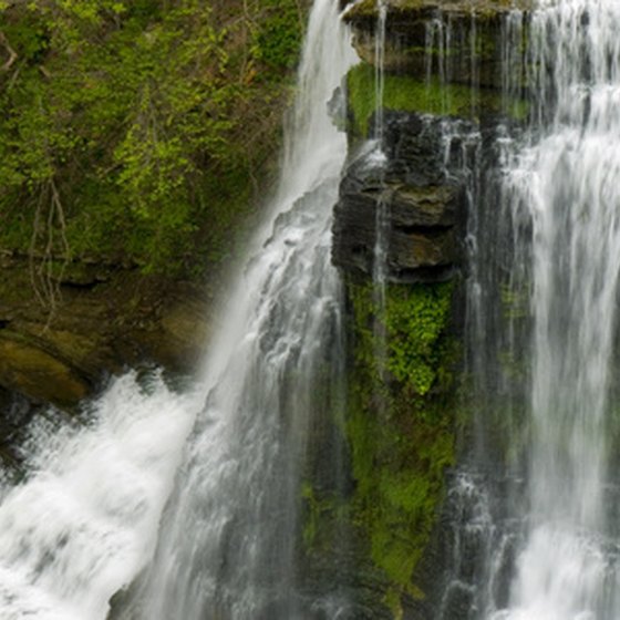 Waterfalls are just one interesting thing to see in the Tennessee mountains.