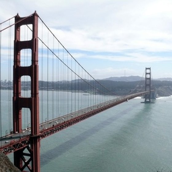 The Golden Gate Bridge is one of the most famous sights in San Francisco.