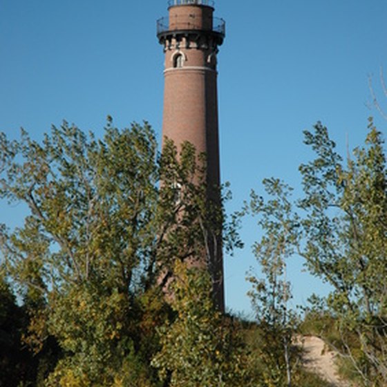 More than 100 lighthouses remain on Michigan's shores.