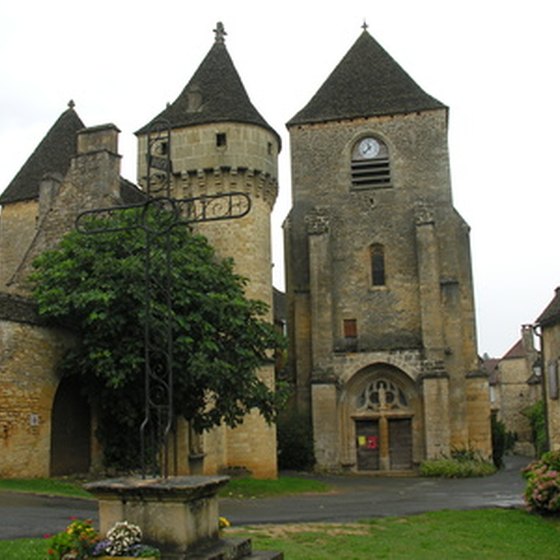 One of many castles in Dordogne, France