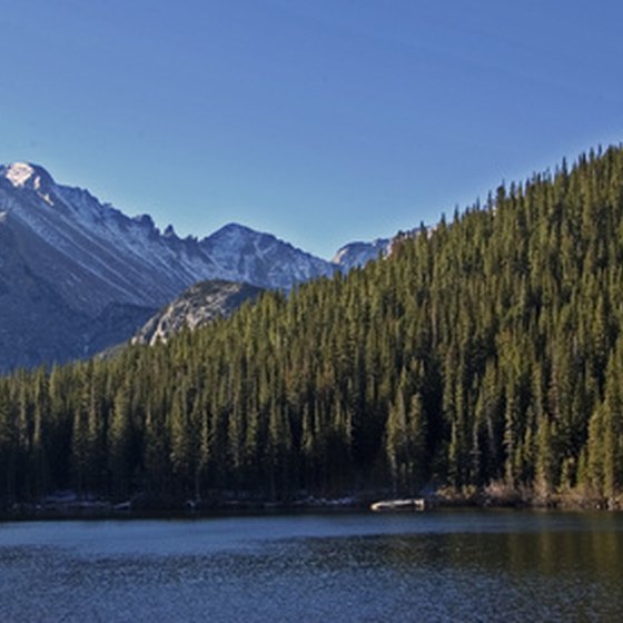 Bear Lake straddles the Utah-Idaho border.