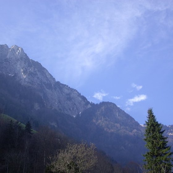 The Alpine scenery draws hikers to Switzerland every summer.