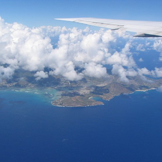 Traveling between Hawaii islands is usually via air.
