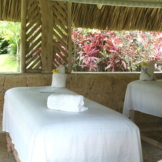 An elegant setting for a spa treatment.
