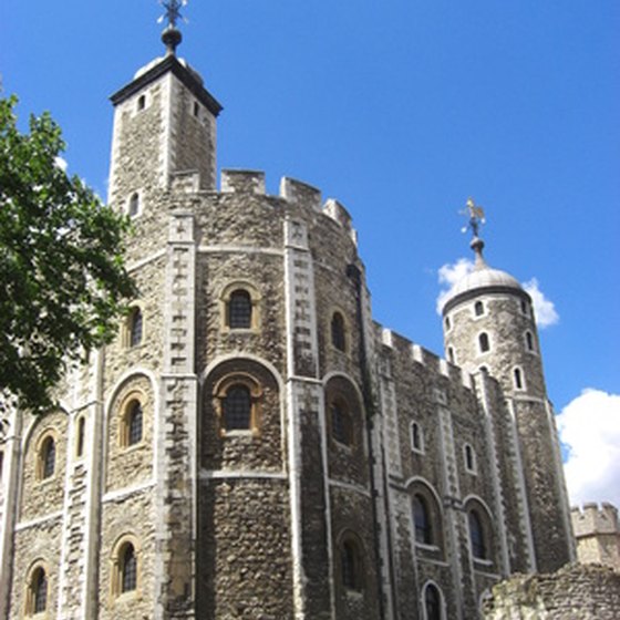 The Tower of London is a popular tourist stop.