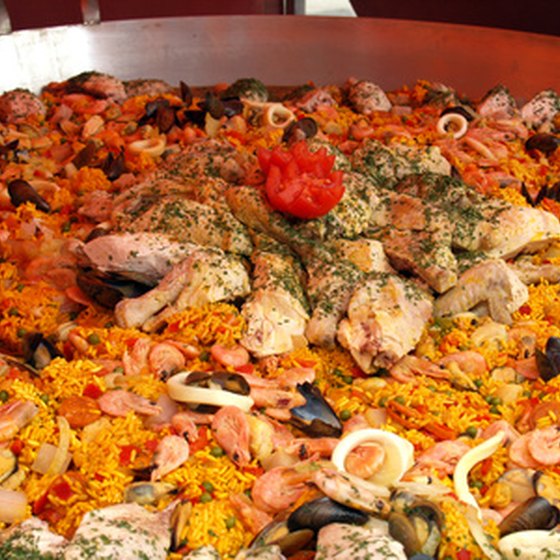 Paella is a signature dish in southern Spain