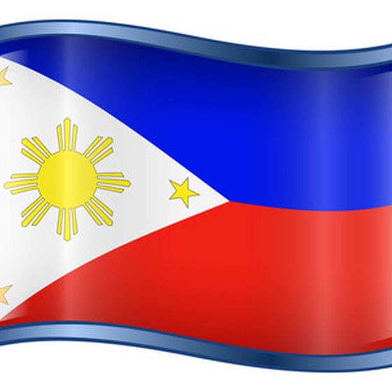 The Filipino flag flies in Manila, the nation's capital.