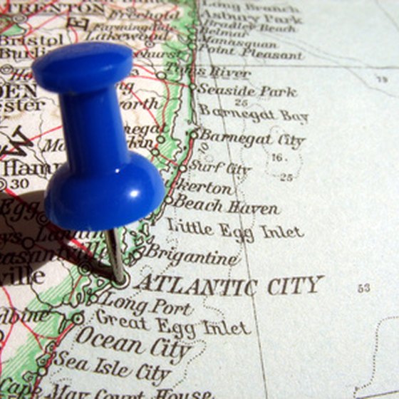 Map-marking Atlantic City