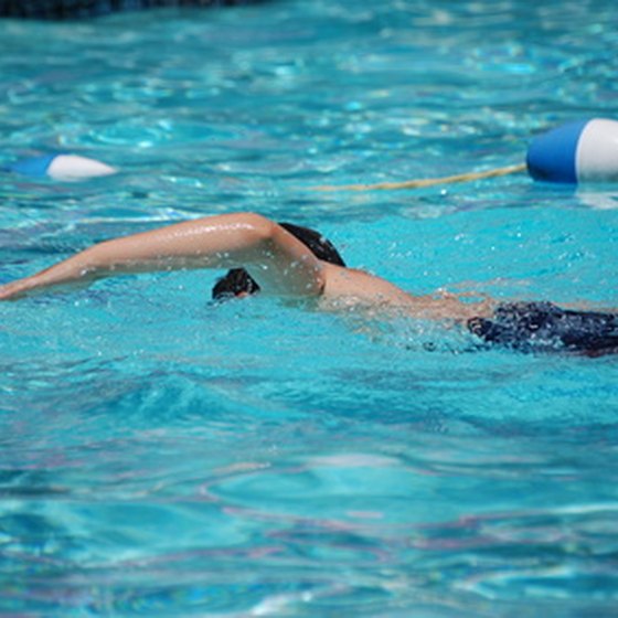 Swim laps at the Pigeon Forge Community Center.