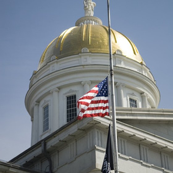 The capitol building in Montpelier, Vermont