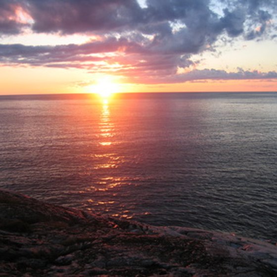 Duluth sits on Lake Superior.