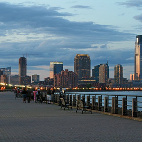 The famous Atlantic City Boardwalk.