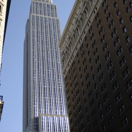 The Empire State Building is a famous New York City landmark.