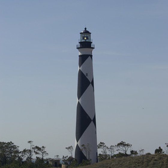 The Cape Lookout lighthouse is the tallest in the United States