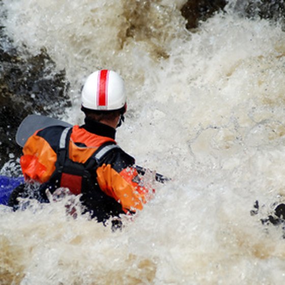 The New River offers class III and IV rapids