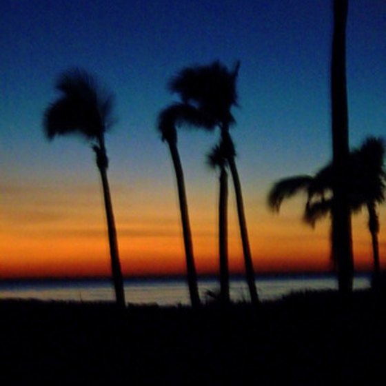 Relax outside your RV and enjoy a spectacular Florida sunset