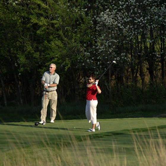 Couples golf getaways are available in many locations.