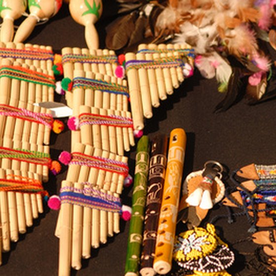 Peruvian zampoña pan-flutes