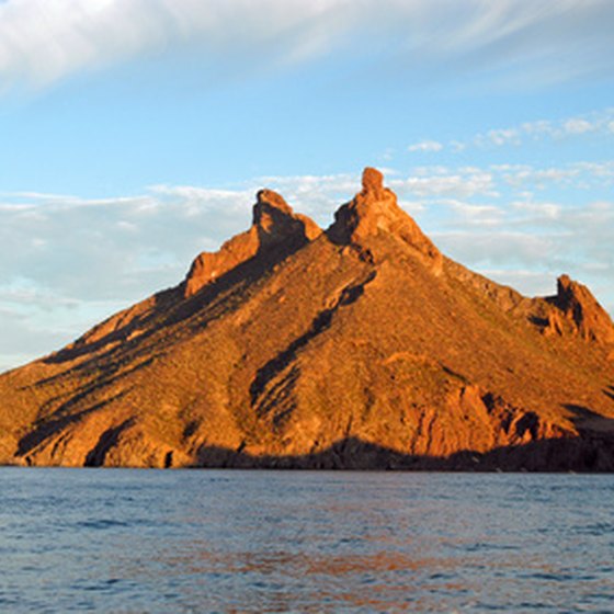 San Carlos Mountain sits just west of San Carlos, Mexico, on the Sea of Cortez.