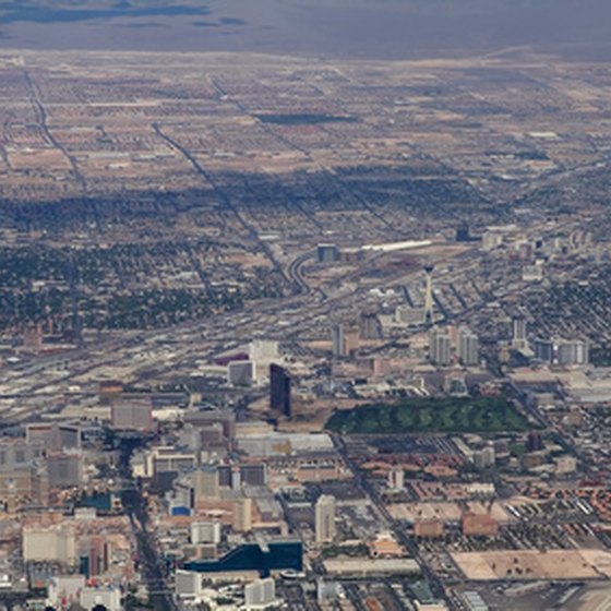 Las Vegas from the air