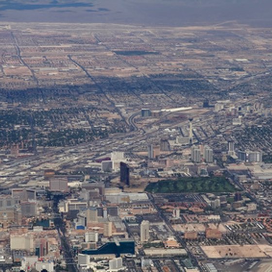 Aerial view of city