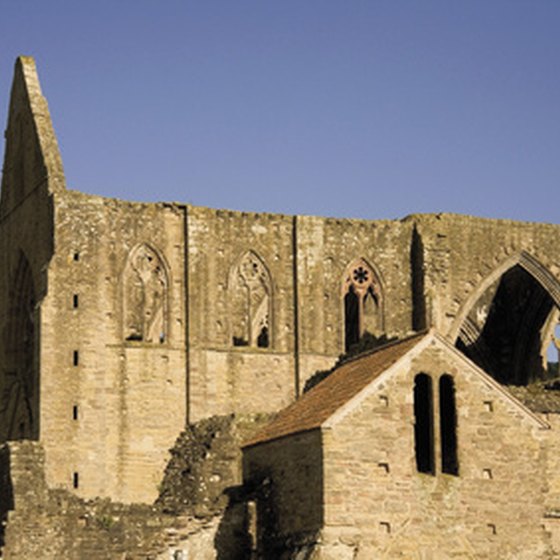 Visit Tintern Abbey in Wales.