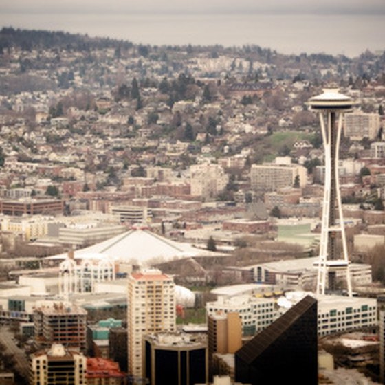 Check out the Seattle city views from the Space Needle.