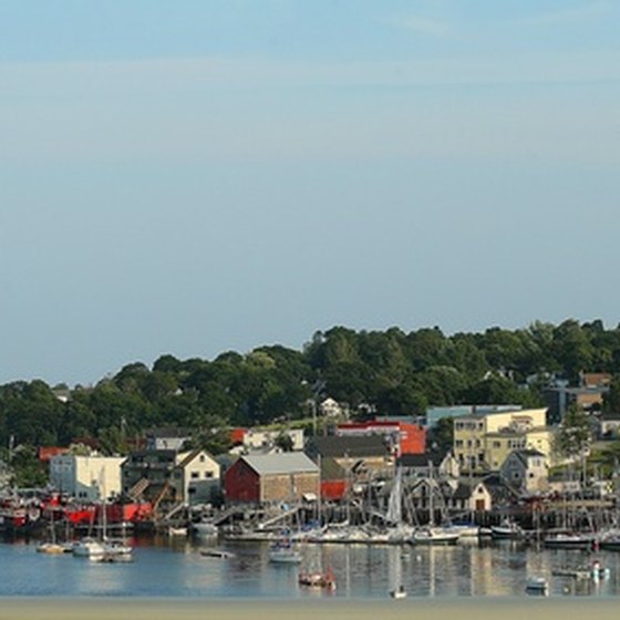 A harbor in Maine