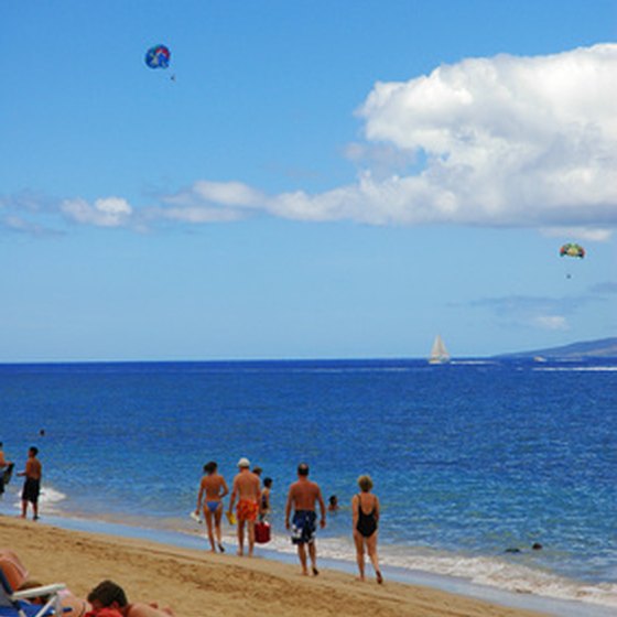 South Maui offers long stretches of beach.