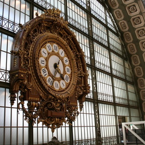 The Musee d'Orsay in Paris is one of many art museums located throughout France.