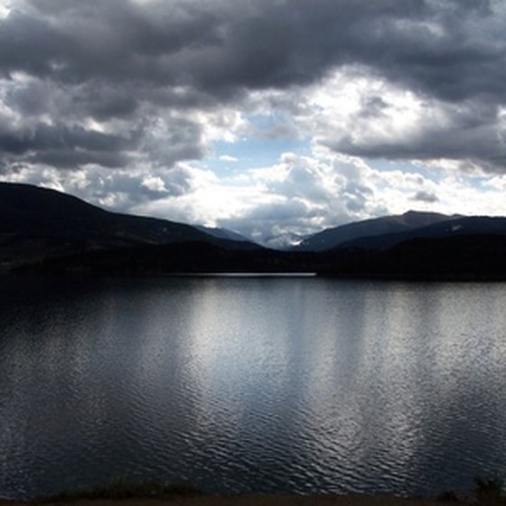 Lake Dillon offers scenic views.