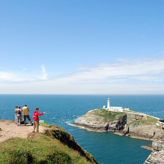Your family can explore the Welsh coast.