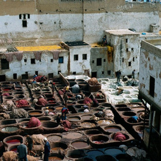 Moroccan tannery