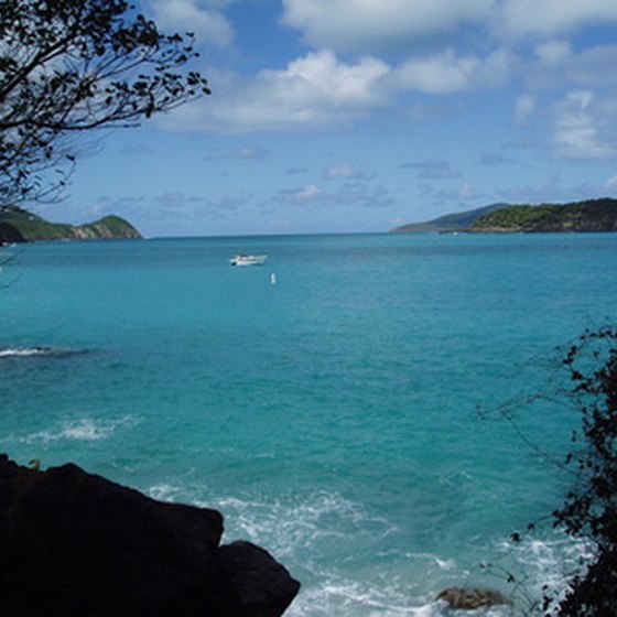 St. Thomas features turquoise beaches.