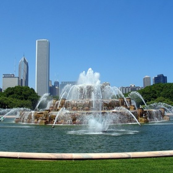 Buckingham Fountain in Chicago's Grant Park