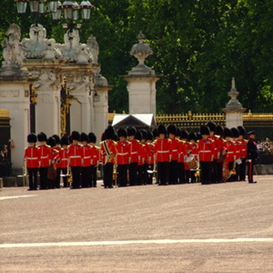 Buckingham Palace is one of the landmarks surrounding Victoria Station.