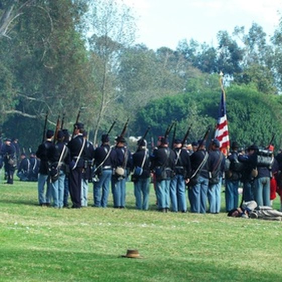 The area is home to several annual Civil War reenactments.