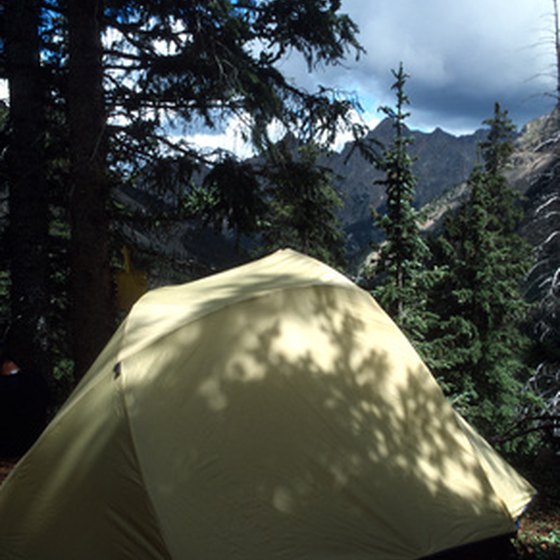 Tent camping and RV camping sites are available near Cherokee, NC in the Great Smoky Mountains National Park.