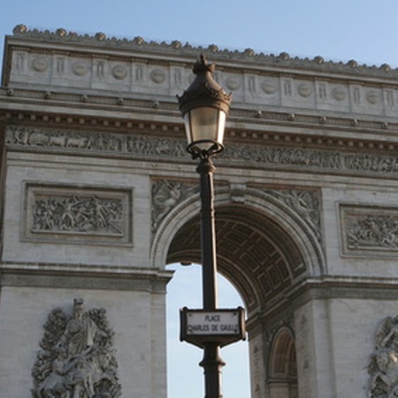 The Arc de Triomphe